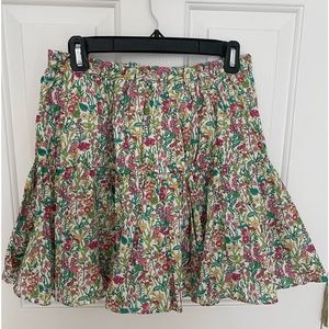 JCrew Tiered mini skirt in Liberty® fabric